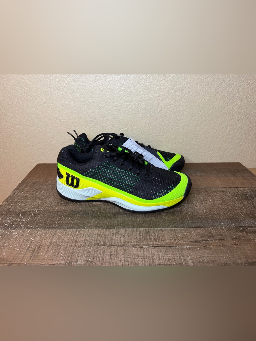 Wilson Rush Pro Ace Extra Duty Tennis Shoes.
- Size 8.5 Men.